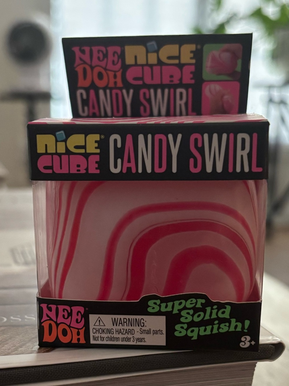 NEEDOH Candy Swirl Nice Cube - Pink/White